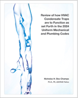 2024 Uniform Mechanical and Plumbing Codes - HVAC Air-Trap